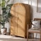 Bali & Pari Paloma Modern Bohemian Light Honey Rattan Large Storage Cabinet 242-13571-ZORO - alternate 3
